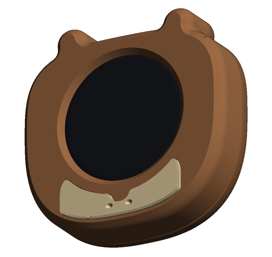 Корпус-капибара Riverstone v1 для CrowPanel 1.28"